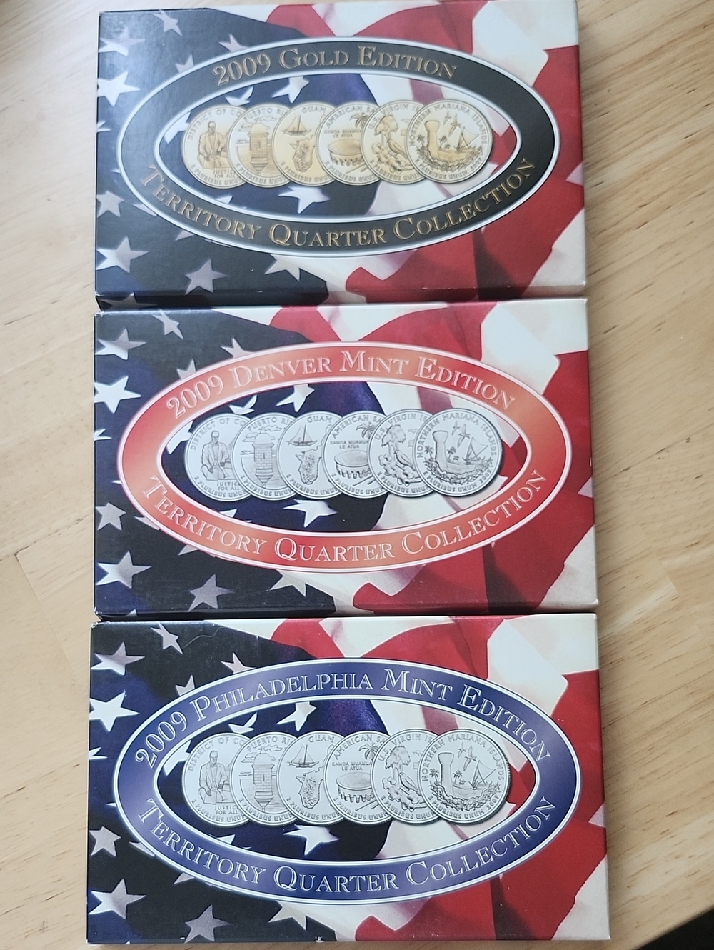 2009Mint Edition Collectible Coin Sets - US Territory Quarter Colection